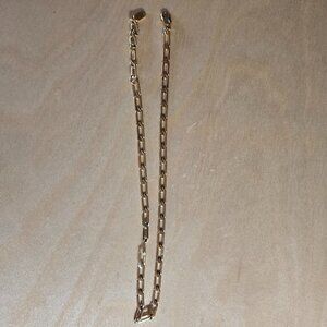 Jenny Bird 14" gold tone necklace adjusts to 16"